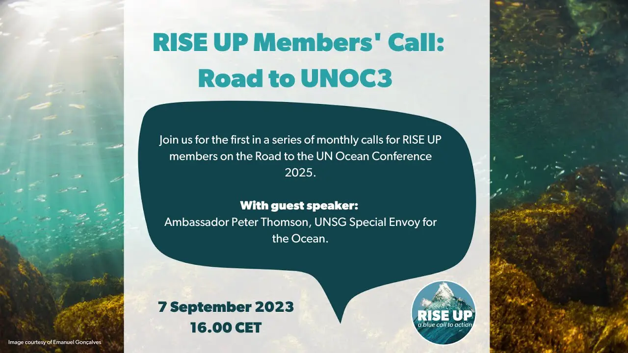 RISE UP's first Member Call: The Road to UNOC2025 — webinar thumbnail