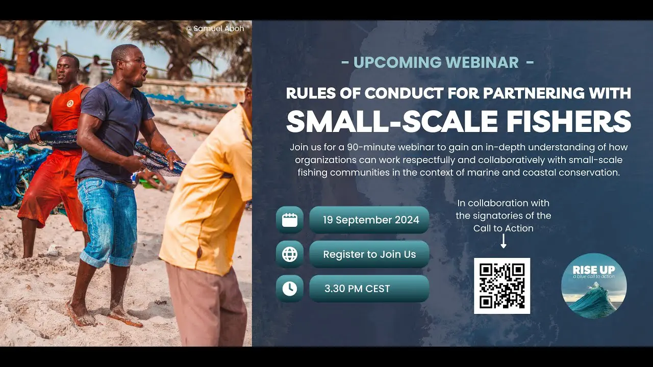 Webinar title card for Safeguarding Half Our Planet on the role of Europe in the race for ratification of the High Seas Treaty