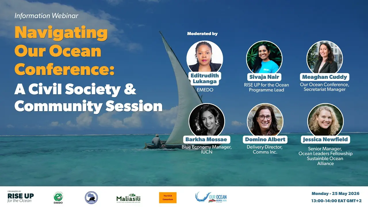 Navigating Our Ocean Conference: A Civil Society & Community Session — webinar thumbnail